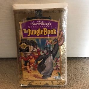 The jungle book vhs 30th anniversary limited edition movie in original package